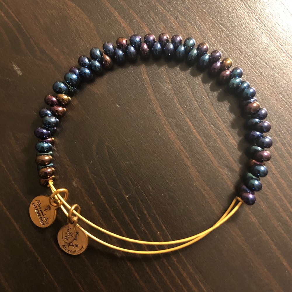 Multicolor/Iridescent Alex and Ani Bead Bracelet